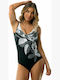 Bonatti One-Piece Swimsuit with Padding & Open Back Black