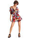 Desigual Angelina Women's Mini Dress Beachwear Black