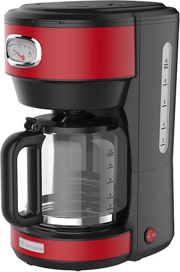 Westinghouse Retro Series Καφετιέρα Φίλτρου 1000W Red
