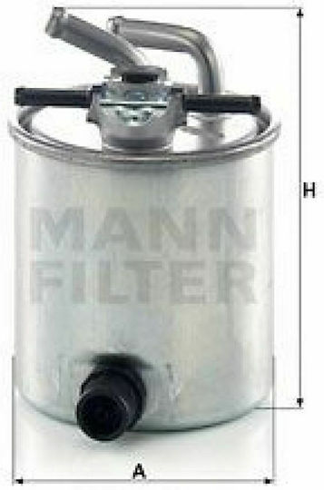Mann Filter Kraftstofffilter für Autos Nissan NP300 / Navara / Pfadfinder WK920/6