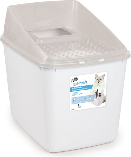 All For Paws No Mess Toaletă Pisică Închisă Bej L40 x W53 x H50.5buc