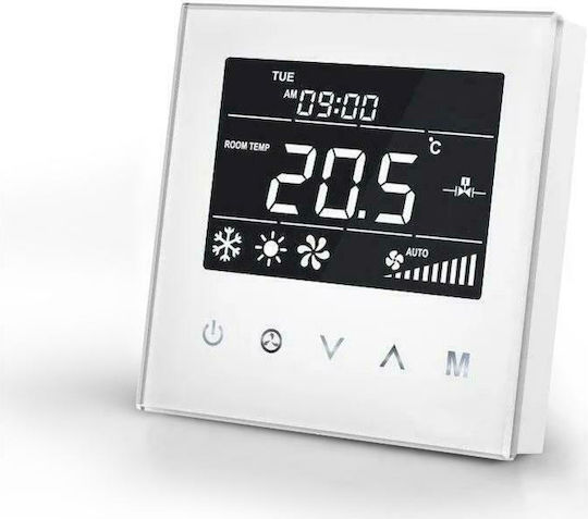 Geyer MCOHome MH8-FC 2 W Digital Thermostat Raum Intelligent mit Touchscreen Weiß
