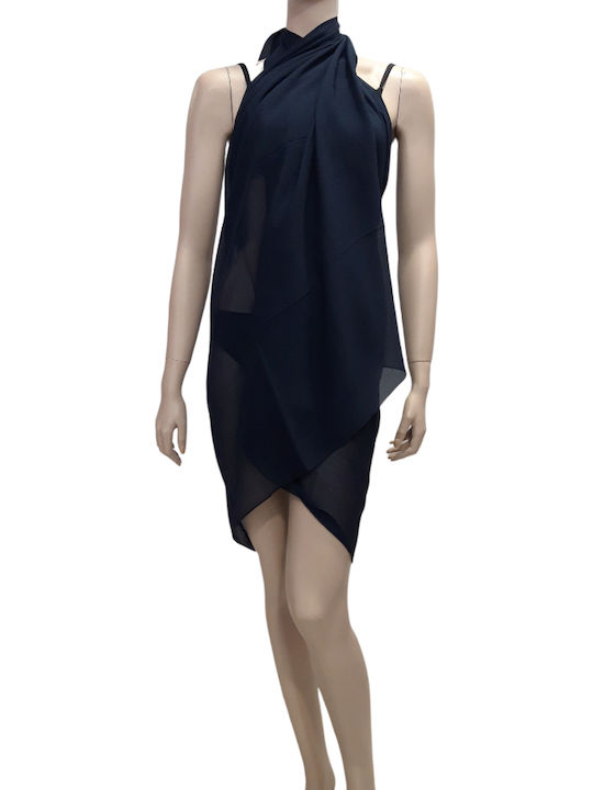 Blu4u Blue Black Γυναικείο Παρεό