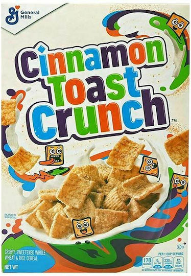 General Mills Δημητριακά Ρυζιού Cinnamon Toast Crunch Ολικής Άλεσης 354gr