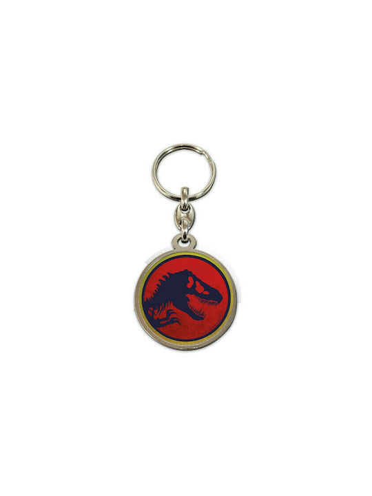 Sd Toys Μπρελόκ Jurassic Park Logo Μεταλλικό