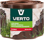 Verto Plastic Garden Border in Brown Color 10cm x 9.0m
