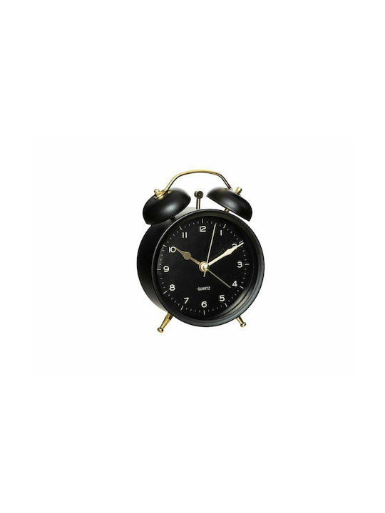 Aria Trade AT00001006 Tabletop Clock with Alarm Black