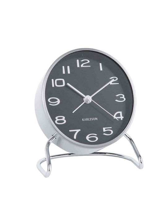 Karlsson Tabletop Clock with Alarm KA5763BK