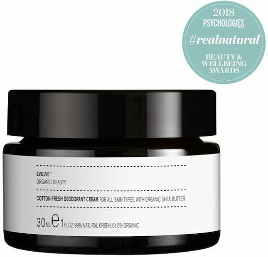Evolve Beauty Cotton Fresh Дезодорант Крем Без Алуминий 30мл