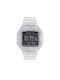Adidas Street One Digital Uhr Chronograph Batterie mit Weiß Kautschukarmband