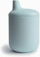 Mushie Παιδικό Ποτηράκι Sippy Cup από Σιλικόνη Μπλε για 6m+