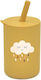 Baby Donkey Baby Cup Cloud made of Silicone Yel...