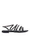 Seven Women's Sandals with Strass Black