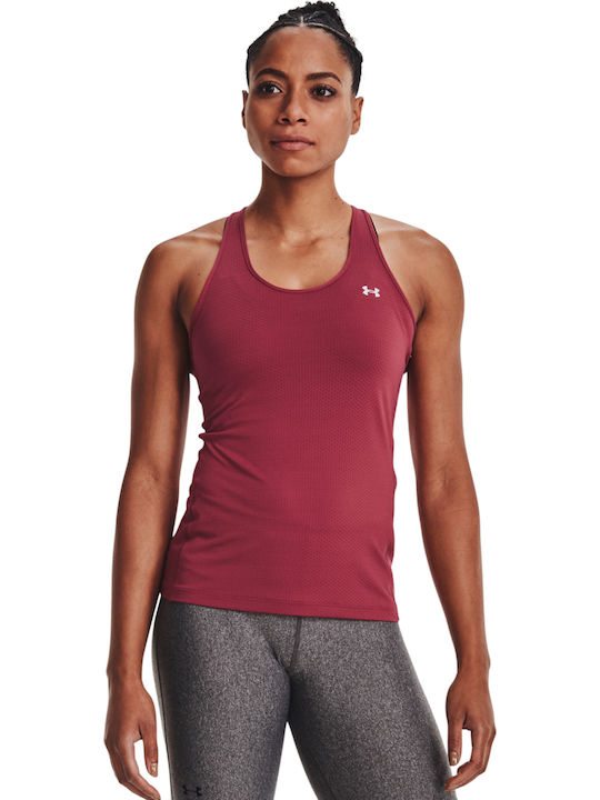 Under Armour Damen Sommer Ärmellose Bluse Burgu...