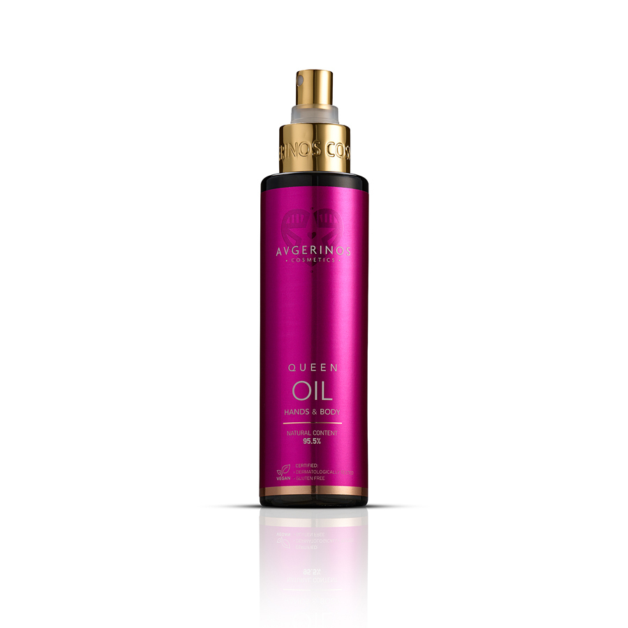 Avgerinos Cosmetics Queen Ξηρό Έλαιο Μακαντάμια για Μαλλιά και Σώμα 150ml