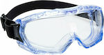 Portwest Safety Glasses / Work Mask for Protection with Transparent Lenses