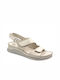 Safe Step Damen Flache Sandalen Light Eggnog