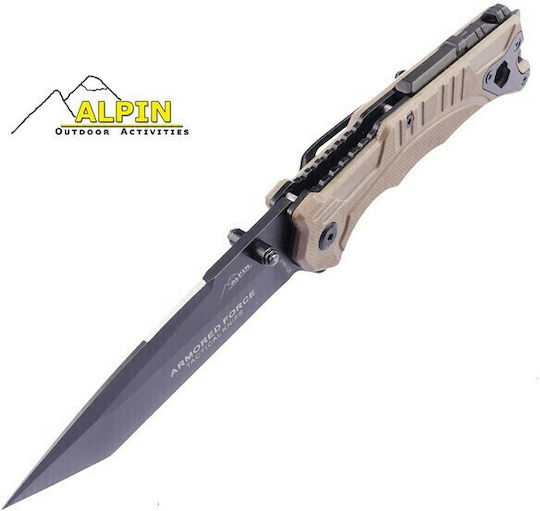 Alpin Tactical Series ZD-025C Σουγιάς Καφέ