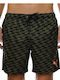 Men's Swimwear Bermuda Green with Patterns