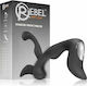 You2Toys Rebel Men's Gear Rechargeable Anal Plug with Vibration Black 14.6cm
