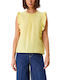 S.Oliver Women's Summer Blouse Cotton Sleeveless Yellow
