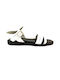 LEATHER SANDALS WHITE - White