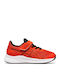 Patriot 13 Kids Sports Shoes Running with Hoop & Loop Closure Orange