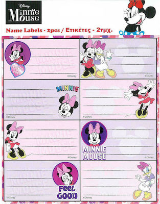 Gim Notebook Labels Minnie 16pcs