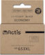 Actis Inkjet Printer Compatible Ink HP 653XL 3YM75AE 575 Pages 20ml Black