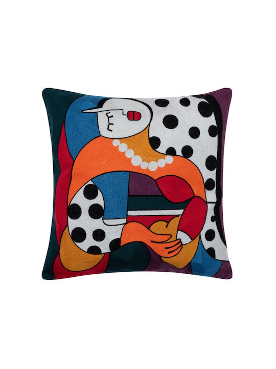 Silk Fashion Decorative Pillow Case Multicolour...