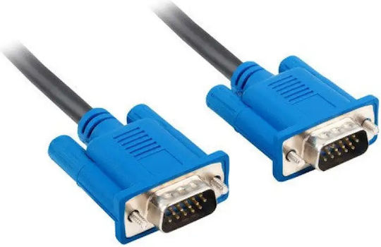 Lanberg Kabel VGA-Stecker - VGA-Stecker Schwarz 5m (CA-VGAC-10CU-0050-BK)