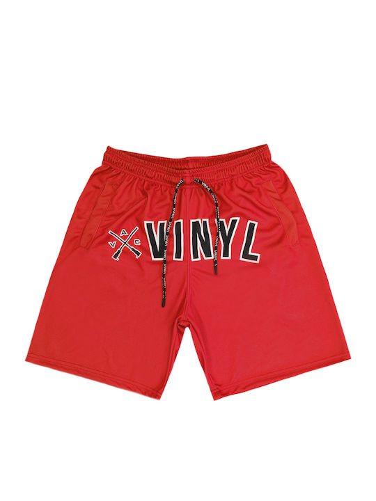 06420 Sportliche Herrenshorts Rot