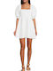 Φόρεμα Free People Violet Mini OB1140618-WHITE Γυναικείο