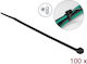 DeLock Δεματικά Καλωδίων Πλαστικά 150mmx3.6mm σε Μαύρο χρώμα (100τμχ) (19235)