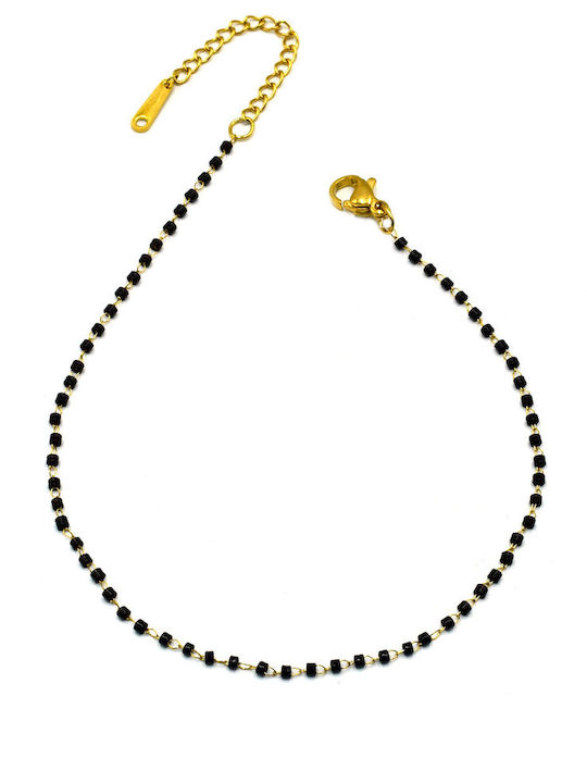 Gold Plated Steel Anklet - LBG74