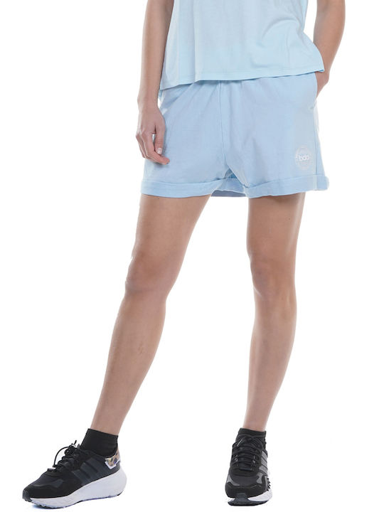 Body Action Women's Sporty Shorts Light Blue