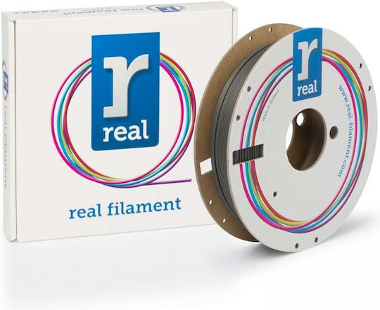 Real Filament Matte PLA 3D Drucker Filament 1.75mm Schatten Grau 0,5kg 1Stück (Spule)