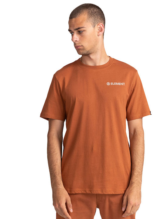 Element T-shirt Bărbătesc cu Mânecă Scurtă Maro