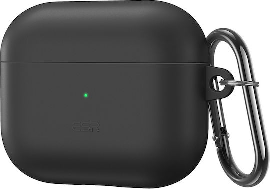 ESR Halolock Magsafe Soft Hülle Kunststoff mit Haken in Schwarz Farbe für Apple AirPods 3