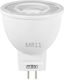 Elvhx LED Bulb 4W for Socket GU4 and Shape MR11 Warm White 300lm