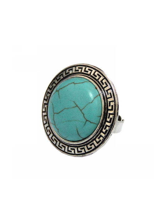 Women's Ring with Stones from Silver