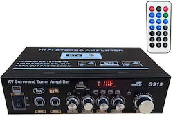 Ολοκληρωμένος Ενισχυτής Hi-Fi Stereo BT-919 Μαύρος