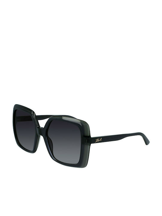 Karl Lagerfeld Women's Sunglasses with Gray Pla...