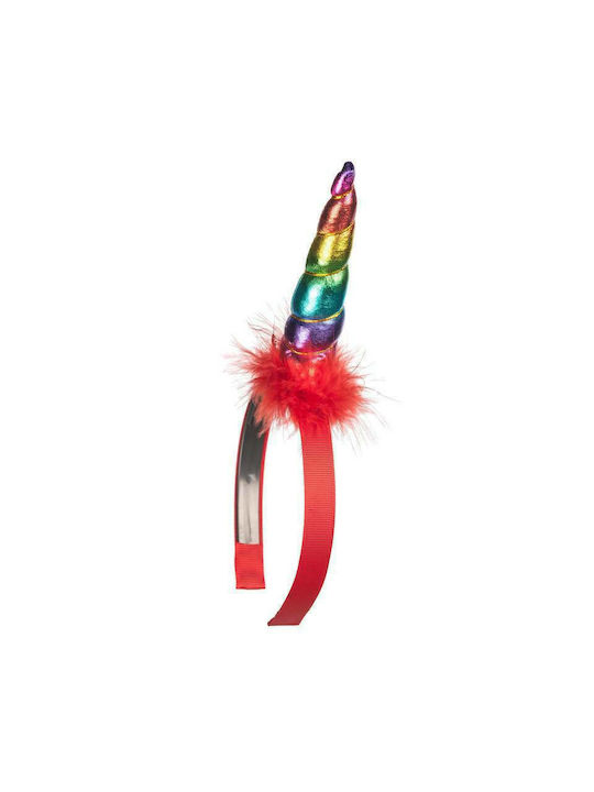 Mom & Dad Red Kids Headband with Unicorn