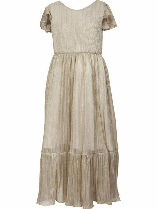 M&B Kid's Fashion Παιδικό Φόρεμα Χρυσό M&B Kid's Fashion Παιδικό Φόρεμα Χρυσό