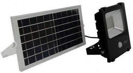 Водоустойчив Слънчев LED Прожектор 30W Студено Бяло с Motion Sensor IP66