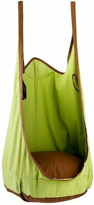 Επί Γης Fabric Hanging Swing Nest for 3+ years Green