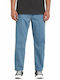Modown Pantaloni Jeans pentru Bărbați Cropped Albastru deschis