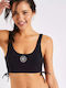Cielo Astrosun Bikini Sutien sport Negru