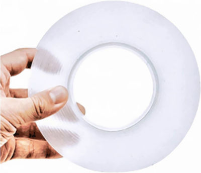 Self-Adhesive Double-Sided Tape Transparent 30mmx3m 1pcs